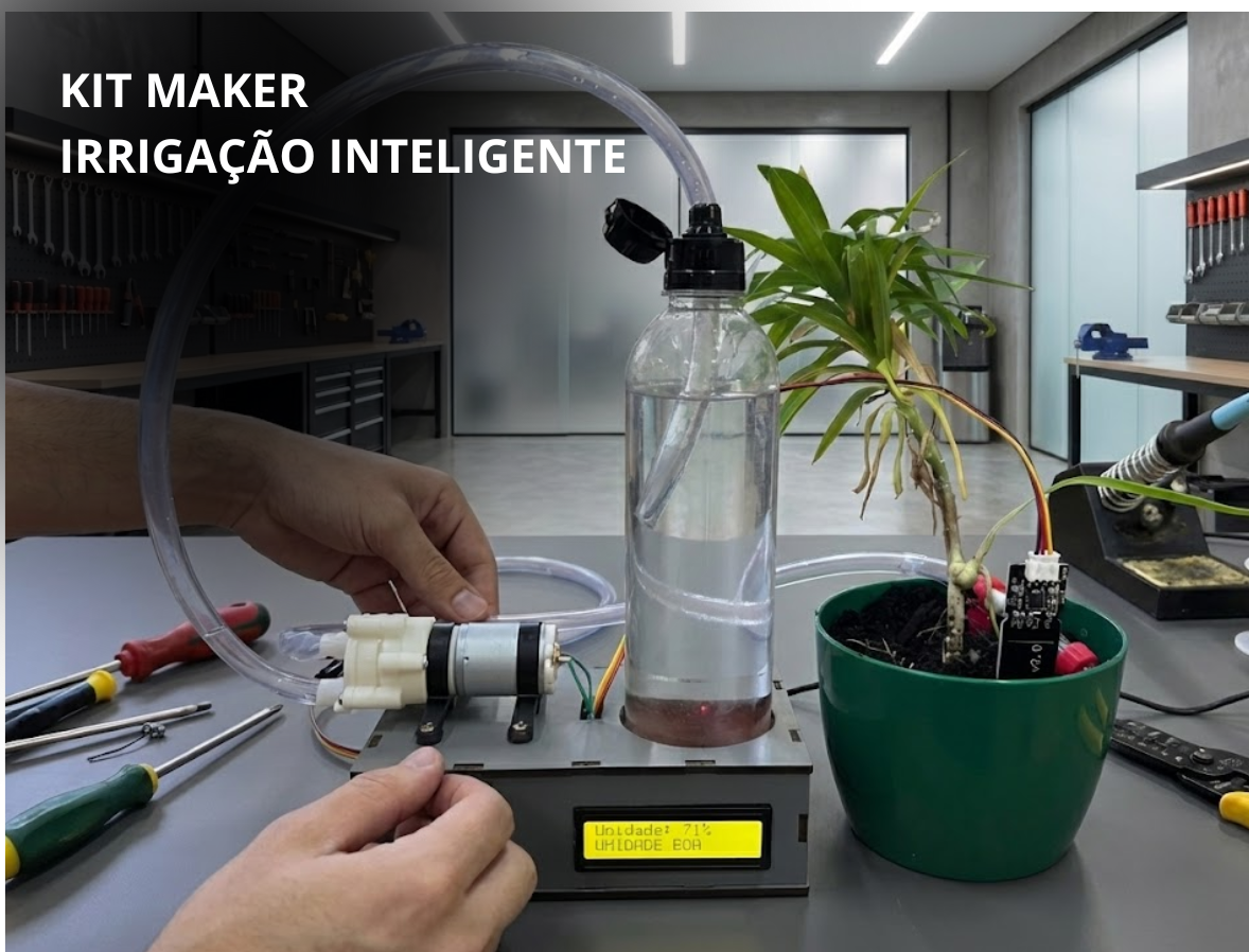 Kit Sistema de Irrigação Inteligente | Tecnologia e Natureza Conectadas